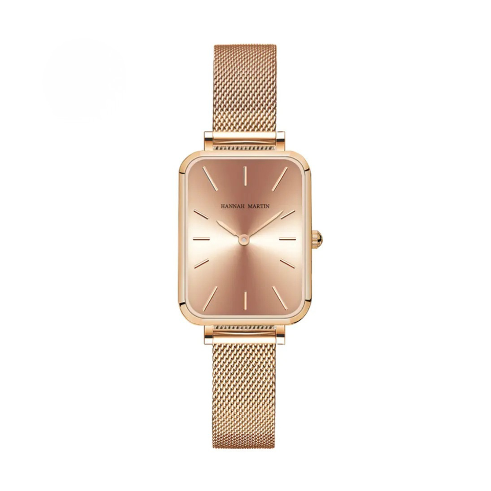 Elsopia™ Solène – rose gold front view | Luxury Women's Watch
