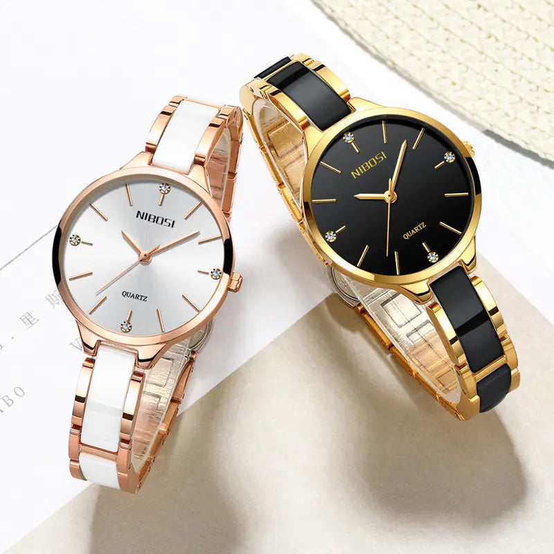 Elsopia™ Nibosi – close-up detail | Luxury Women's Watch