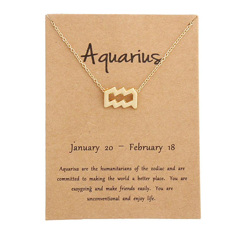 Zodiac Constellation Necklace