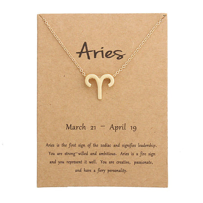 Zodiac Constellation Necklace