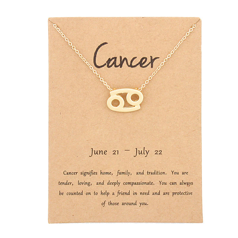 Zodiac Constellation Necklace