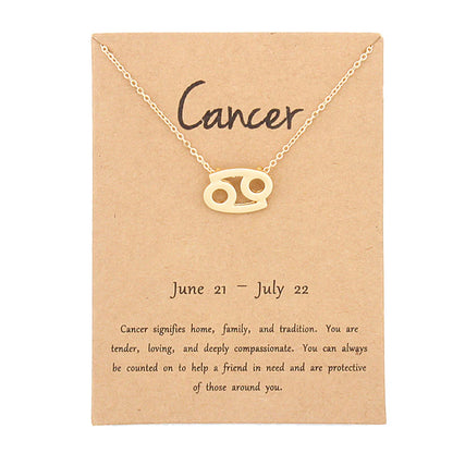 Zodiac Constellation Necklace