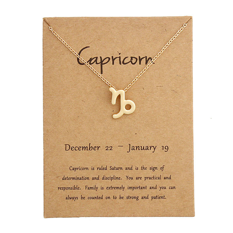 Zodiac Constellation Necklace