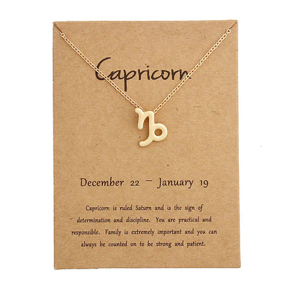 Zodiac Constellation Necklace