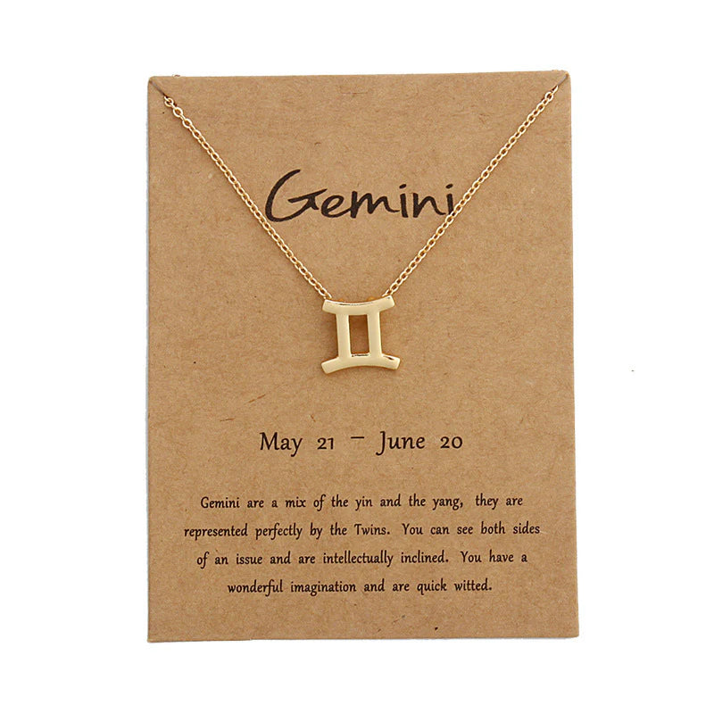 Zodiac Constellation Necklace