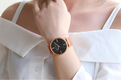 Elsopia™ Sienna – texture and finish detail | Luxury Women's Watch