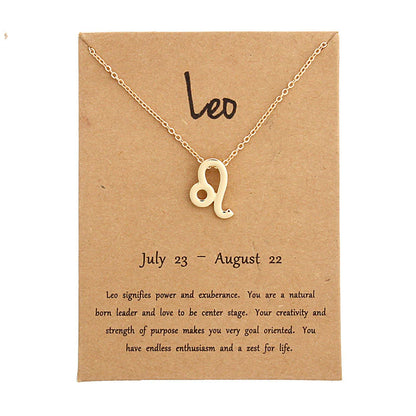 Zodiac Constellation Necklace