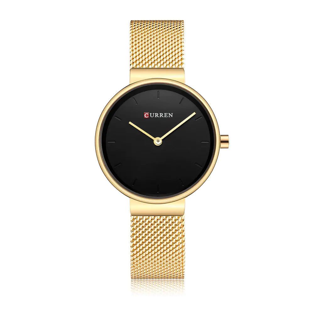 Elsopia™ Curren – dial and case close-up | Luxury Women's Watch