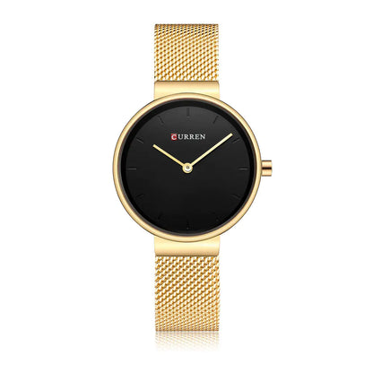Elsopia™ Curren – dial and case close-up | Luxury Women's Watch