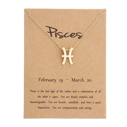 Zodiac Constellation Necklace