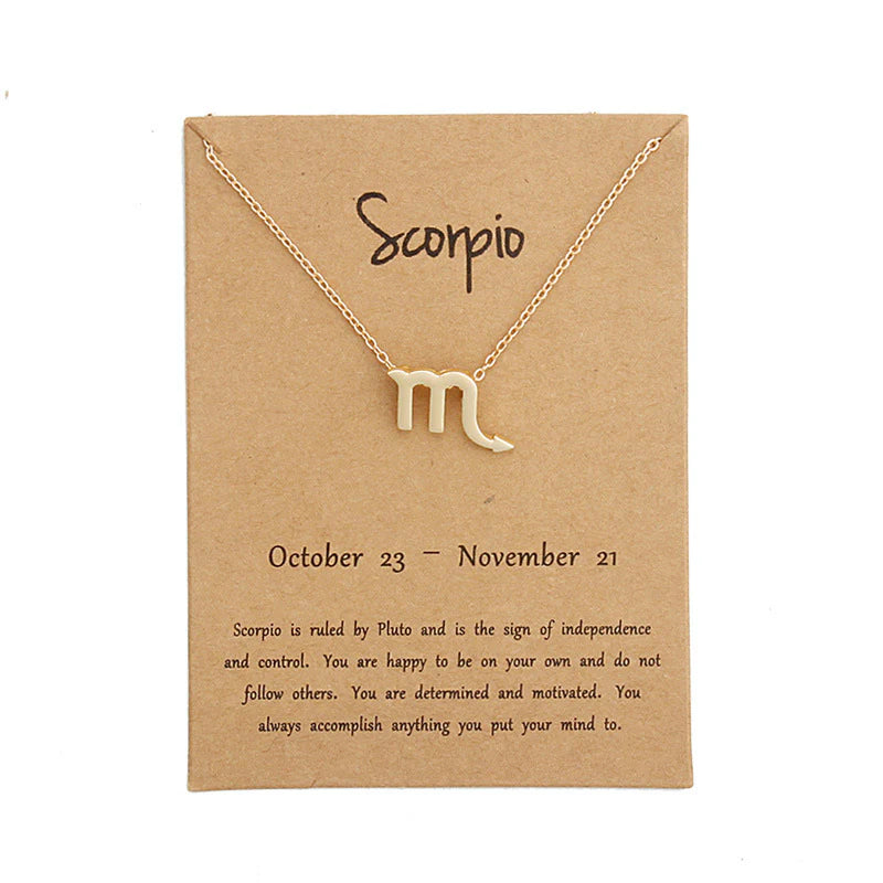 Zodiac Constellation Necklace